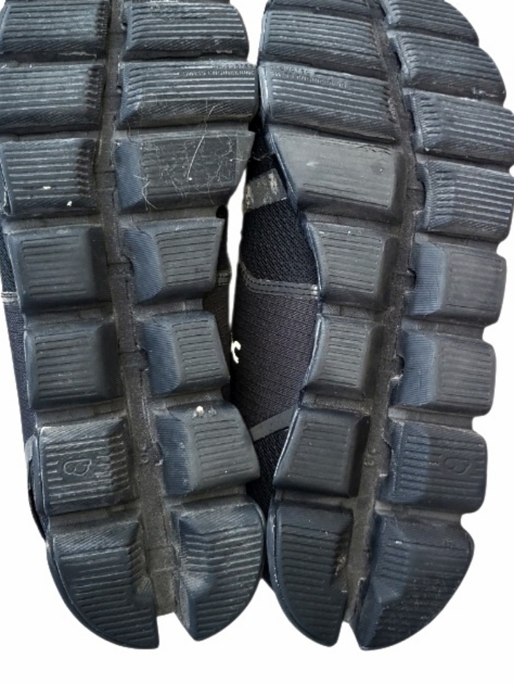 On Running Cloud 6 Black Athletic Jog Walk Tennis Sneaker Water Shoe Men 8.5 - Picture 8 of 13
